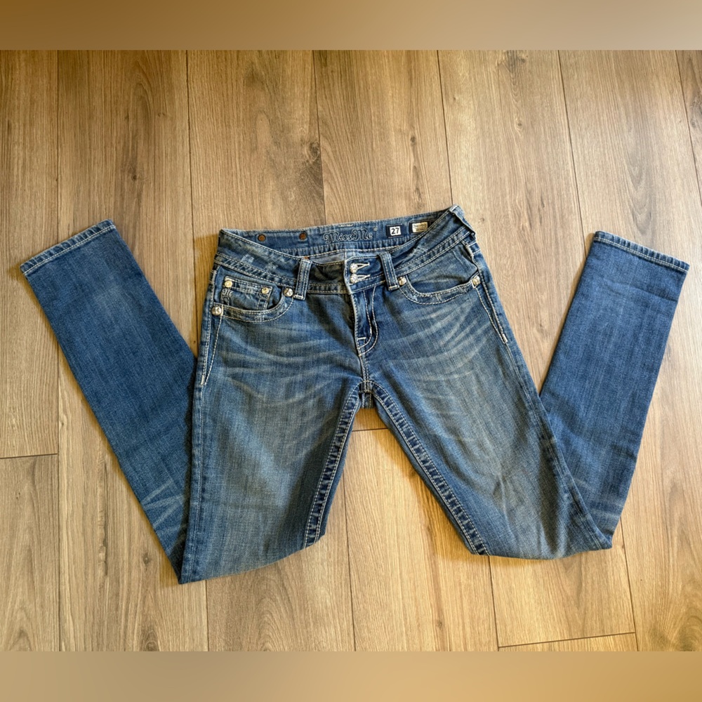 Miss Me Blue Skinny Jeans Classic Fit